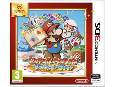 Nintendo Jogo 3DS Selects: Paper Mario Sticker Star