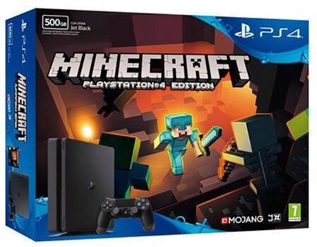 Sony Consola PS4 Slim + Minecraft (500 GB)