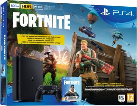 Sony Consola PS4 Slim + Voucher Fortnite (500 GB)