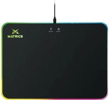 Matrics Tapete de Rato MPW35 (Wireless - Antiderrapante - RGB - Preto)