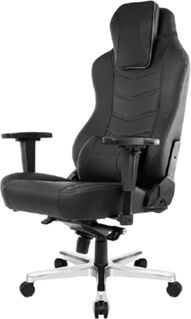 Akracing Cadeira Gaming Office Onyx (Até 150 kg - Elevador a gás Classe 4 - Preto)