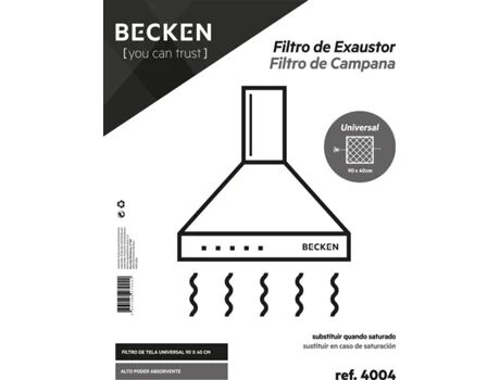 Becken Filtro de Exaustor Ref. 4004 - 90x40