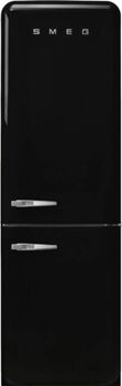 SMEG Frigorífico Combinado FAB32RBL5 (No Frost - 196.8 cm - 331 L - Preto)