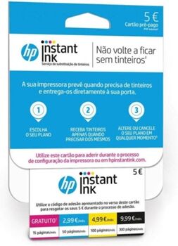 HP Cartão Instant Ink