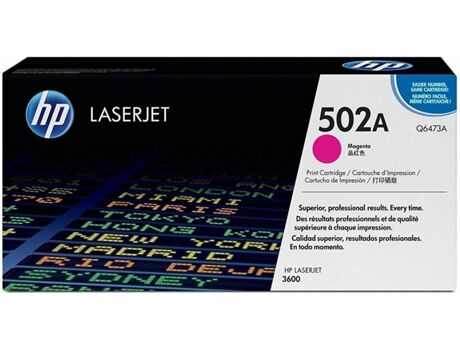 HP Toner 502A Magenta (Q6473A - 4000 páginas)