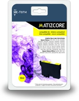 Matizcore Tinteiro Epson T0714 Amarelo (MET0714Y)