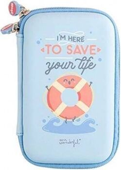 Mr. Wonderful Bolsa Save Your Life (Disco Rígido - 2.5'' - Azul)