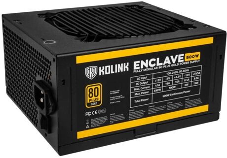 Kolink Fonte de Alimentação Enclave (ATX - 500 W - 80 Plus Gold)