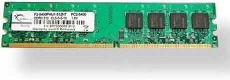 Gskill Memória RAM DDR2 F2-6400CL5S-2GBNT (1 x 2 GB - 800 MHz - CL 5 - Verde)