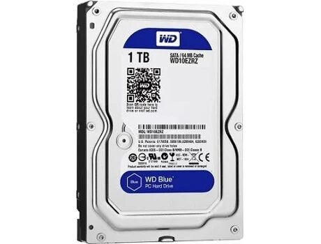 Western Digital Disco HDD Interno WD HDD 1TB Blue 3.5' SATA 6 G (1 TB - SATA - 5400 RPM)