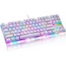 Slowmoose Teclado Gaming RGB (MecÃ¢nico - InglÃªs - Branco)