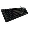 Logitech G512 Carbon Lightsync Rgb Mechanical Gaming Keyboard With Gx Brown Switches Teclado Usb Qwerty Espanhol Carbono