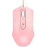 Veeki Aj52 Watcher Rgb Mouse Para Jogos, Programável 7 Botões, Ergonômico Led Retroiluminado Usb Gamer Mouses Computador Portátil Pc, Para Windows Mac Os Linux, Rosa