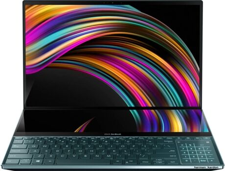 Asus Portátil ZenBook Pro Duo UX581LV-70D26BB1 (15.6'' - Intel Core i7-10750H - RAM: 16 GB - 1 TB SSD - NVIDIA GeForce RTX 2060)