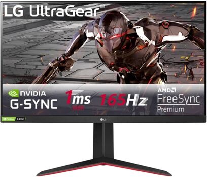 LG Monitor Gaming 32GN550-B (31.5'' - 1 ms - 165 Hz - AMD FreeSync Premium, NVIDIA G-SYNC)