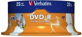 Verbatim DVD-R 16x Ad. Azo 4,7GB Ck25 Pri