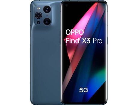 Oppo Smartphone Find X3 Pro (6.7'' - 12 GB - 256 GB - Azul)