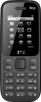 Ztc Telemóvel B200 (1.7'' - 2G - Preto)