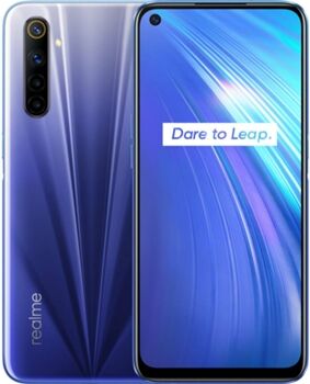 Realme Smartphone 6 (6.5'' - 4 GB - 128 GB - Azul)