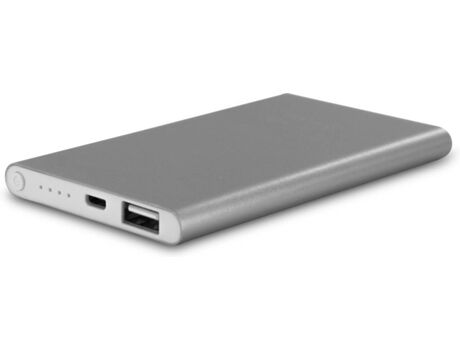 Muvit Powerbank (3000 mAh - 1 USB - 1 Micro-USB - Prateado)