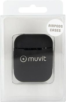 Muvit Capa Airpods Silicone Preto