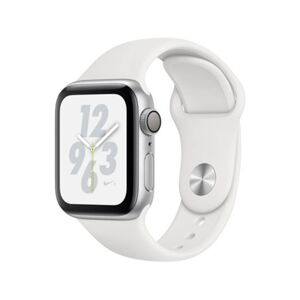 Apple Watch Nike Series 4 GPS Branco (Recondicionado Reuse Marcas Mínimas - 40 mm - Alumínio Prateado, Branco)