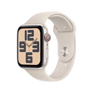 Apple Watch SE GPS+Cellular 44 mm Luz das Estrelas com Bracelete Desportiva Luz das Estrelas (Tamanho: M/L)