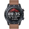 Slowmoose Smartwatch Saúde e Fitness Design Clássico À Prova de Água Bluetooth 5.0 Android/Ios Preto e Castanho