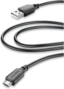 Cellular Line Cabo Dados CL USB-A Micro-USB 2m Preto