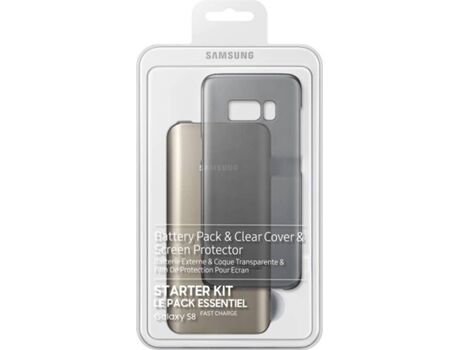 Samsung Capa Galaxy S8 Starter Kit Bateria Cinza