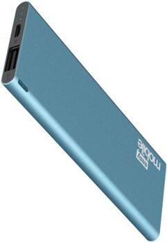 Easy Mobile Powerbank Slim (3000 mAh - 1 USB - 1 MicroUSB - Azul)