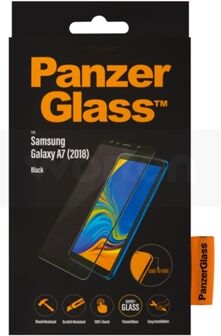 Panzerglass Película Vidro Temperado Samsung Galaxy A7 2018 Glass Preto