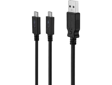 Muvit Cabo MUUSC0230 (USB - 2 USB-C - 2 m - Preto)