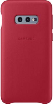 Samsung Capa Galaxy S10e Leather Cover Vermelho