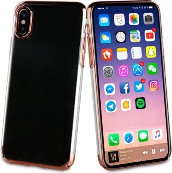 Muvit Capa iPhone X, XS Crystal Rosa