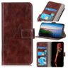 S/marca Capa PU vintage cavalo louco café para Apple iPhone 12 Max/12 Pro 6.1