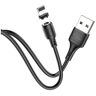 Hoco Capa Magnética Kabel Usb Iphone Lightning 8-Pi 2,4A Sereno X52 Preto