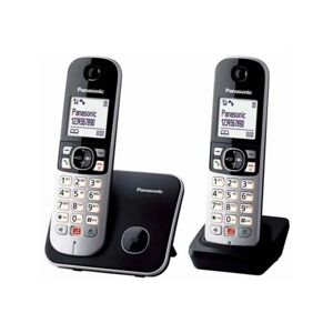 Panasonic Telefone Fixo PANASONIC KX-TG6852SPB Duo Preto
