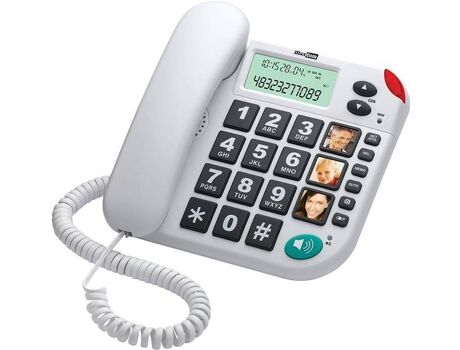Maxcom Telefone Fixo KXT480 Branco