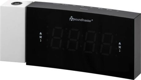 Soundmaster Rádio Despertador UR8600 (Preto - Digital - Alarme Duplo - Função Snooze - Corrente)