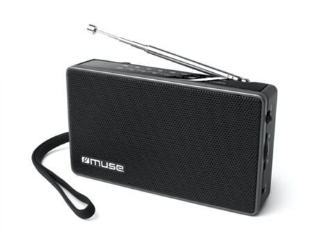 Muse Rádio M-030R (Preto - Analógico  - AM FM - Pilhas)