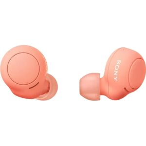 Sony Auriculares Bluetooth True Wireless Wfc500D (In Ear - Microfone - Laranja)