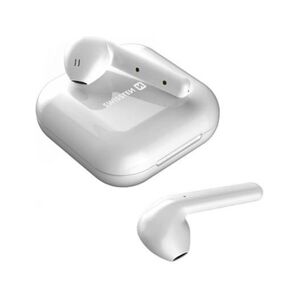 Swissten Auriculares Bluetooth True Wireless Flypods (In Ear - Microfone - Branco)
