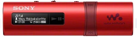 Sony Leitor MP3 NWZ-B183F (Até 18 h de autonomia - Vermelho)