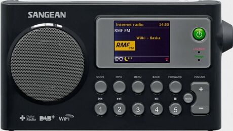 Sangean Rádio WFR-27C (Preto - Digital - DAB+ e FM-RDS - Pilhas)