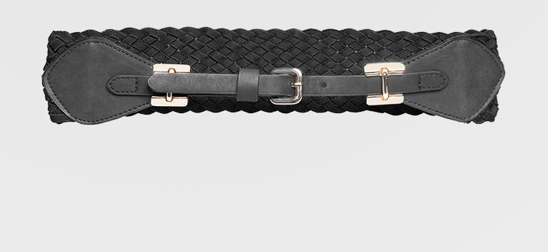 Pieces Vogera Elastic Waist Belt Preto