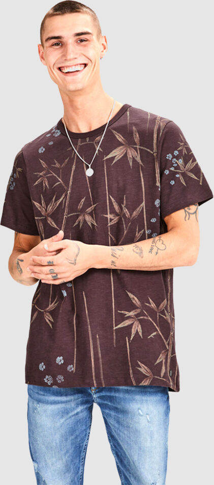 Jack & Jones T-Shirt Homem Bobby Jack Jones Bordeaux