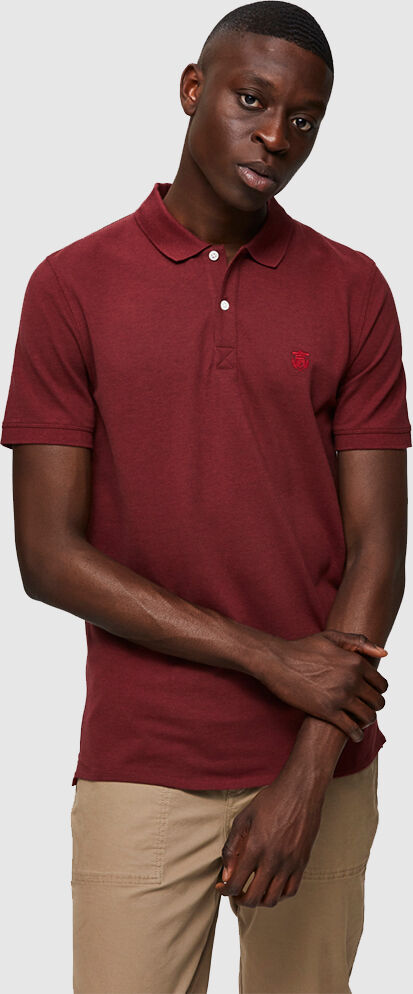 Selected Polo Homem Daro Noos Selected Bordeaux