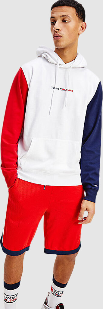 Tommy Jeans Sweatshirt Homem Half Tommy Jeans Branco