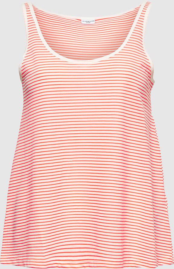 Jacqueline de Yong Jdyfano Stripe Tank Top Jrs Rosa neon